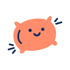 Orange pillow icon representing comfortable earplugs that stay in place during side-snoozing.